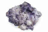 Purple Cubic Fluorite With Fluorescent Phantoms - Cave-In-Rock #244265-1